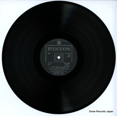 SKVOR QUARTET / SKVOROVO KVARTETO vladimir sommer; string quartet in d minor 81110196 - disc