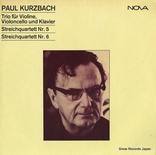 KURZBACH, PAUL paul kurzbach; kammermusik 885212 - front cover