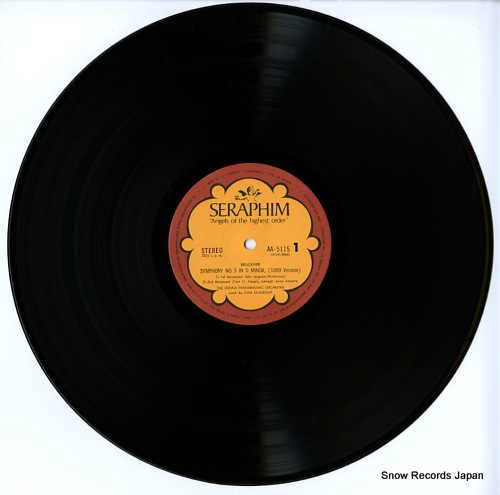 SCHURICHT, CARL bruckner; symphony no.3 in d minor(1889 version) AA.5115-16