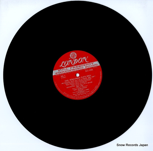 MUNCHINGER, KARL munchinger plays bach SLC1561 - disc
