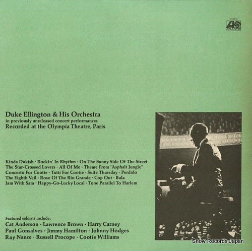 ELLINGTON, DUKE the great paris concert P-4547-8A