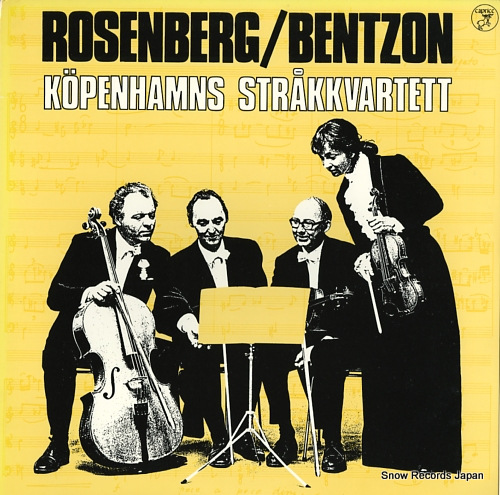 KOPENHAMNS STRAKKVARTETT hilding rosenberg; strakkvartett nr12 CAP1100 - front cover