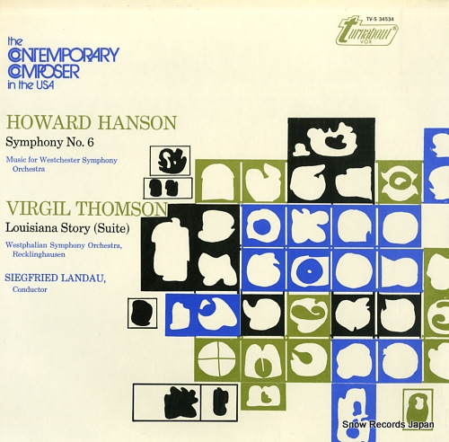 LANDAU, SIEGFRIED howard hanson; symphony no.6 TV-S34534 - front cover