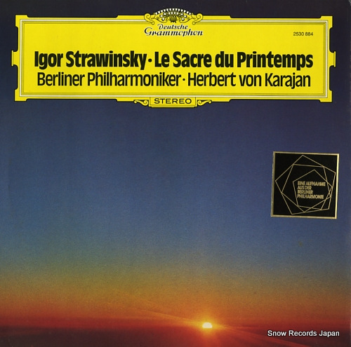 KARAJAN, HERBERT VON strawinsky; le sacre du printemps 2530884