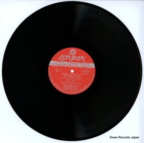 ASHKENAZY, VLADIMIR mozart/beethoven; quintet for piano and wind instruments SLA6247