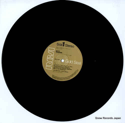 BEECHAM, THOMAS handel; messiah RCL-1066-68