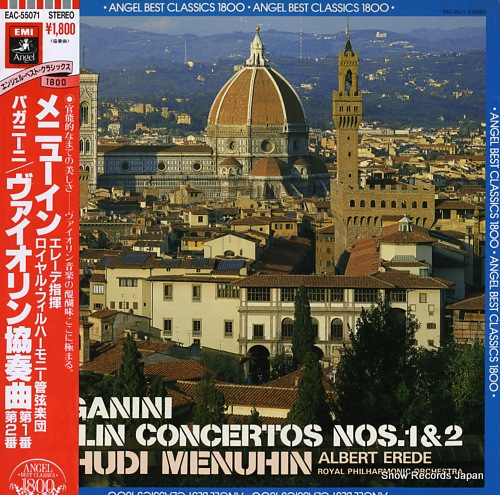 MENUHIN, YEHUDI paganini; violin concertos nos.1 and 2 EAC-55071