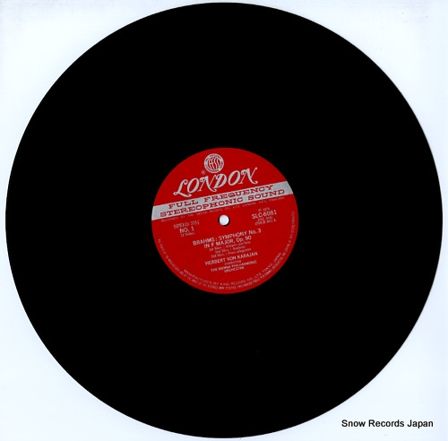 KARAJAN, HERBERT VON brahms; symphony no.3 in f major, op.90 SLC6081
