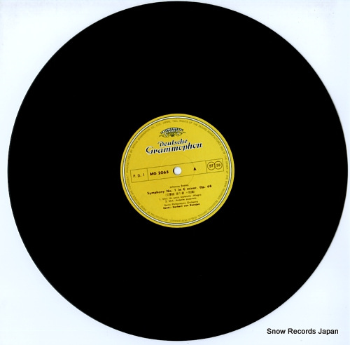 KARAJAN, HERBERT VON brahms; symphony no.1 in c minor, op.68 MG2065