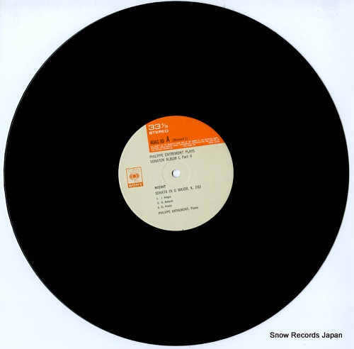 ENTREMONT, PHILIPPE philippe entremont plays sonaten album 1 part 2 40AG80-81