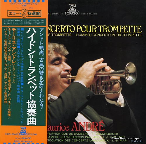 ANDRE, MAURICE haydn; concerto pour trampette ERX-2363