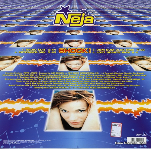 NEJA shock! LUP033 - back cover