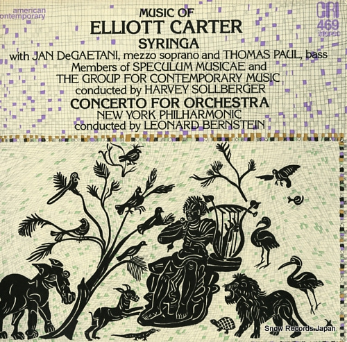 SOLLBERGER, HARVEY carter; syringa CRISD469 - front cover