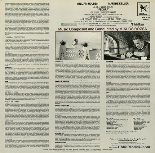 ROZSA, MIKLOS fedora STV81108 - back cover