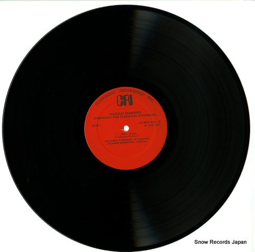 BERNSTEIN, LEONARD shapero; symphony for classical orchestra CRISRD424