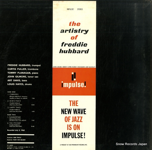 HUBBARD, FREDDIE the artistry of freddie hubbard YS-8519-AI