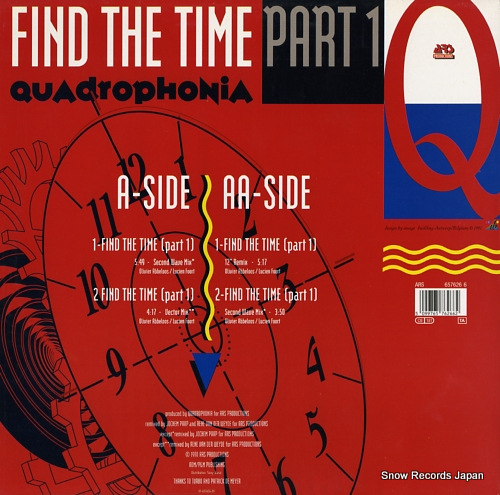 QUADROPHONIA find the time (part 1) 6576266 - back cover
