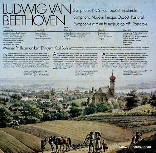 BOHM, KARL beethoven; symphony no.6 