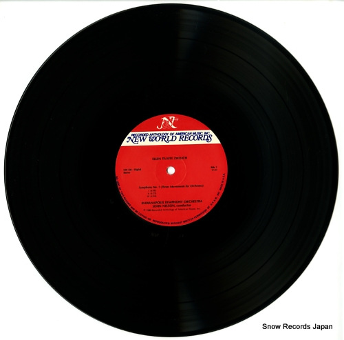 NELSON, JOHN zwilich; symphony no.1(three movements for orchestra) NW336