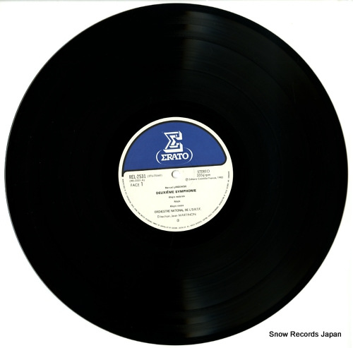 MARTINON, JEAN landowski; deuxieme symphonie REL-2531