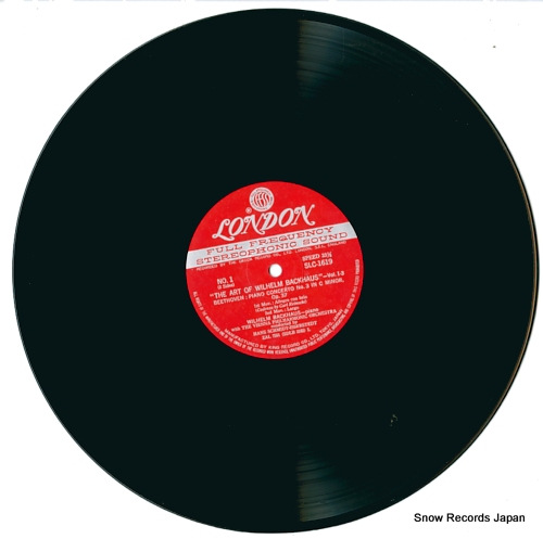 BACKHAUS, WILHELM beethoven; piano concerto no.3, op.37 SLC1619
