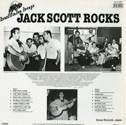 SCOTT, JACK jack scott rocks BB-LP2022