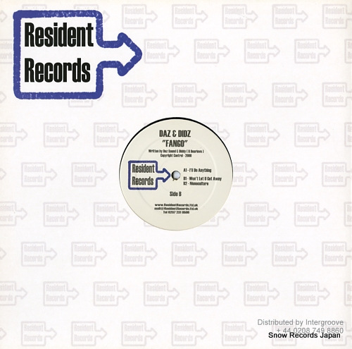 DAZ AND DIDZ fango RR001 - back cover