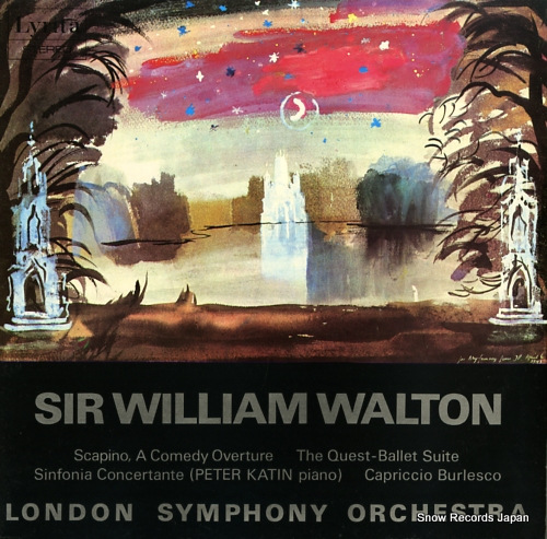 WALTON, WILLIAM walton; scapino a comedy overture SRCS.49