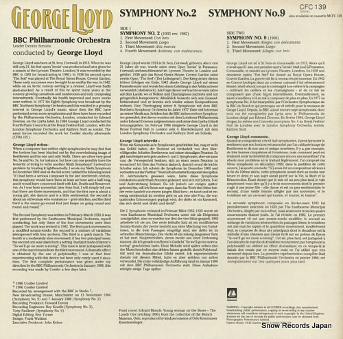 硼 lloyd; symphony no.2 CFC139