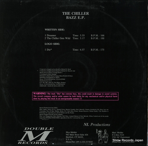 THE CHILLER bazz e.p. DMRNL001