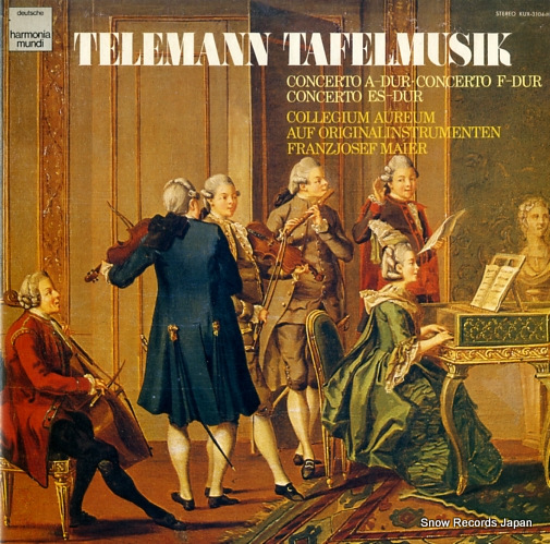 COLLEGIUM AUREUM telemann; tafelmusik KUX-3104-H