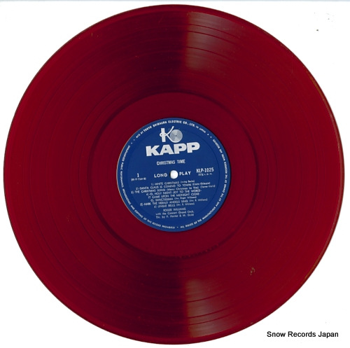 WILLIAMS, ROGER christmas time KLP1025
