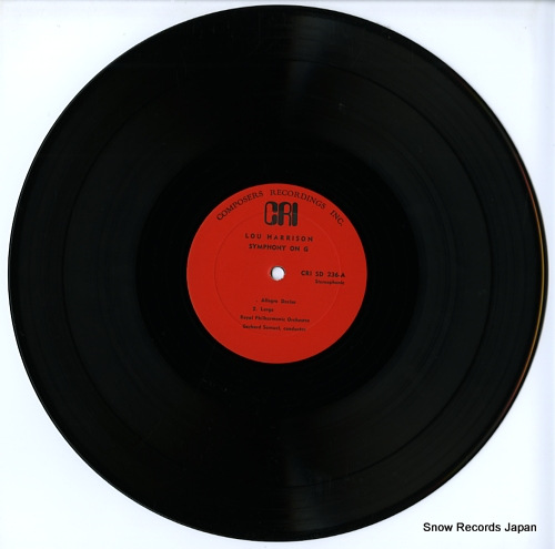 SAMUEL, GERHARD lou harrison; symphony no g CRI236USD