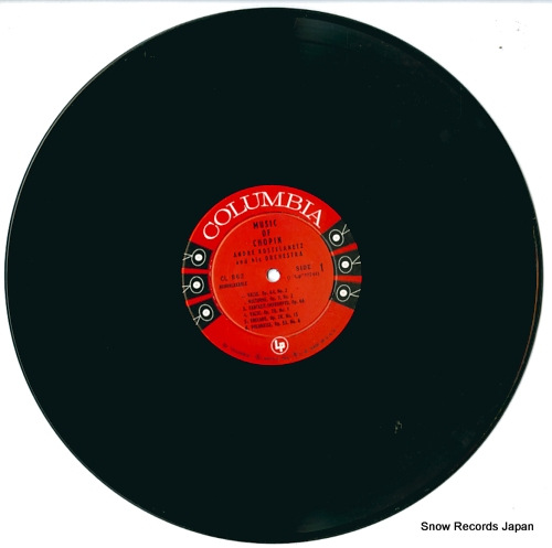 KOSTELANETZ, ANDRE music of chopin CL862