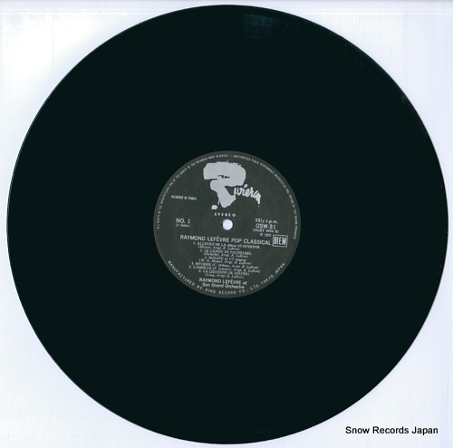 LEFEVRE, RAYMOND raymond lefevre pop classical GSW31/2