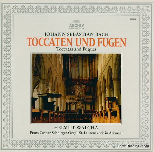 WALCHA, HELMUT bach; toccatas and fugues 198304 - front cover