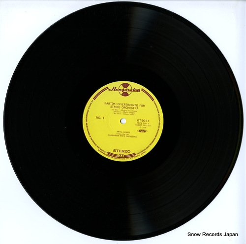 ERDELYI, MIKLOS / ANTAL DORATI bartok; divertimento for string orchestra GT9271