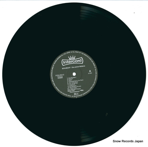 SCHREIER, PETER schubert; die schone mullerin FEX-23-VI - disc
