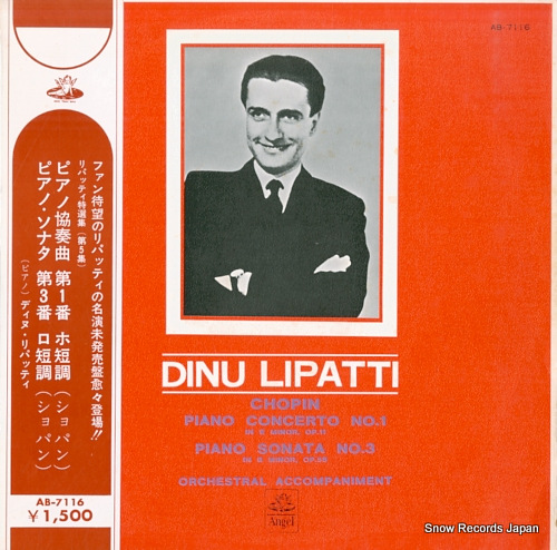 LIPATTI, DINU chopin; piano concerto no.1 AB-7116