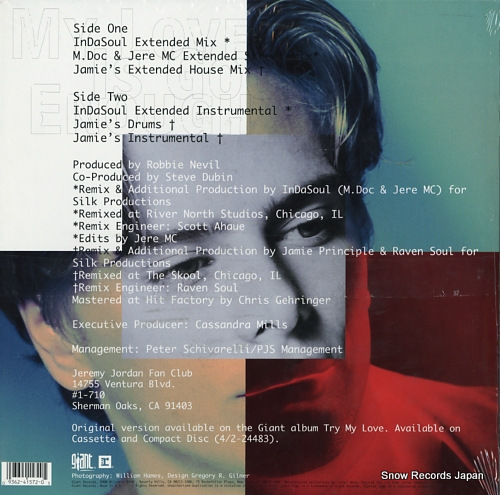 JORDAN, JEREMY my love is good enough 941572-0 - back cover