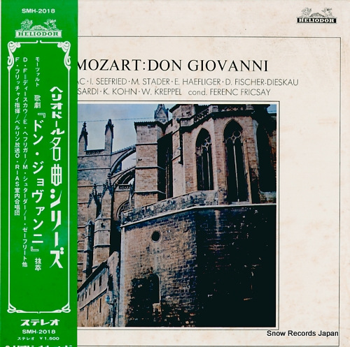 FRICSAY, FERENC mozart; don giovanni SMH-2018 - front cover