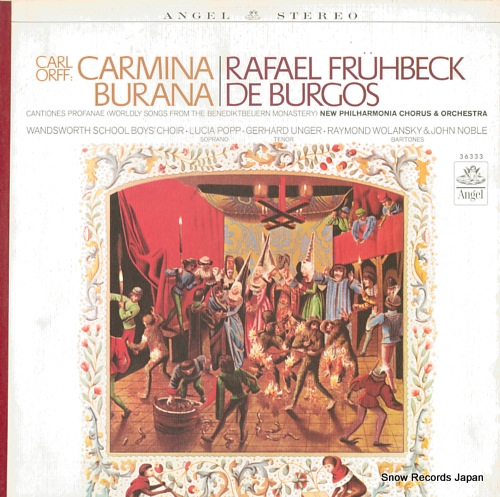 ե롦ե塼٥åǡ֥르 carl orff; carmina burana ANGEL36333