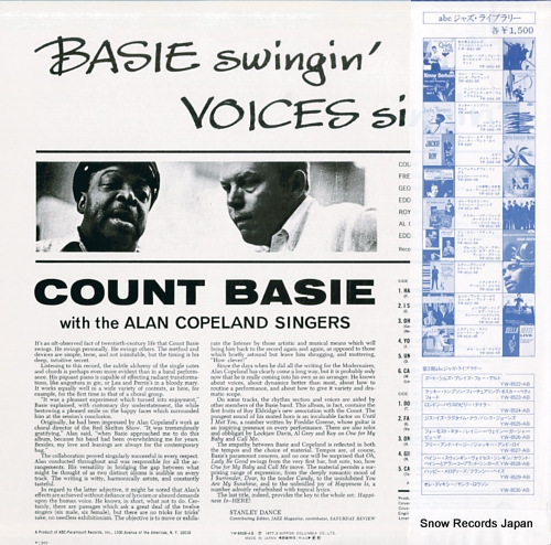 BASIE, COUNT basie swingin' voices singin' YW-8528-AB