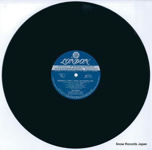 JONES, TOM memories don't leave like people do GP173
