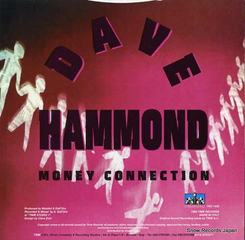 DAVE HAMMOND money connection TRD1430 - back cover