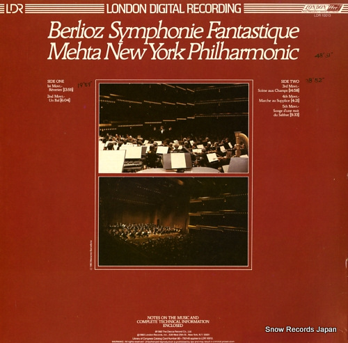 ӥ󡦥᡼ berlioz; symphonie fantastique op.14 LDR10013