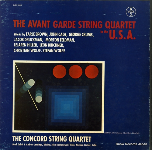 V/A the avant garde string quartet in the u.s.a SVBX5306 - front cover
