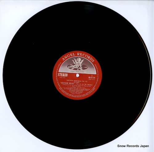 FORSTER, KARL schubert; deutsche messe AA-9724 - disc