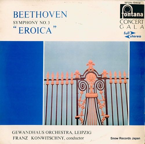 KONWITSCHNY, FRANZ beethoven; symphony no.3