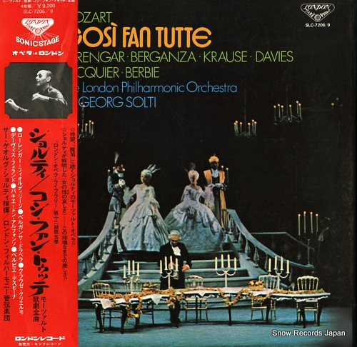 SOLTI, GEORG mozart; cosi fan tutte SLC-7206/9 - front cover